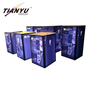 Tragbare Messe-Display Aluminium Stoff Ausstellung Zähler