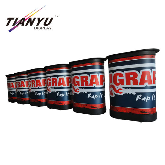 Günstige 10FT Tragbare Werbung faltbares Pop up Hintergrund Banner-Anzeige