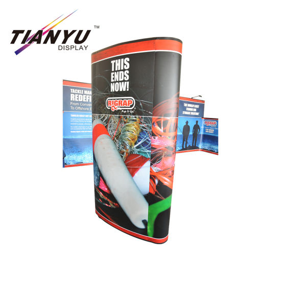 Günstige 10FT Tragbare Werbung faltbares Pop up Hintergrund Banner-Anzeige